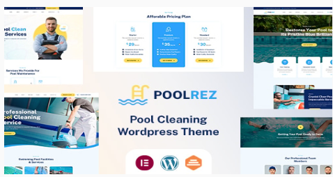 Product Image - Poolrez | Pool Cleaning WordPress Theme