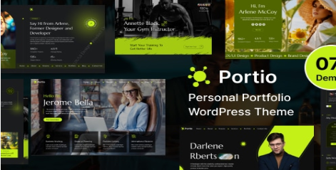 Product Image - Portio – Personal Portfolio Resume WordPress Theme Product Image - Portio – Personal Portfolio Resume WordPress Theme