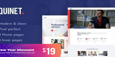 Quinet - Business Consulting WordPress Theme