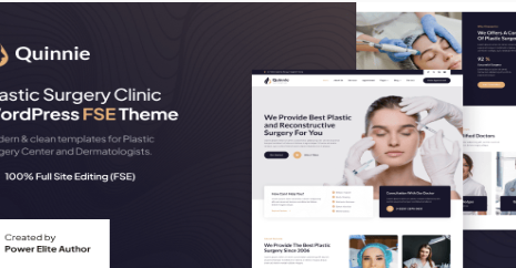 Product Image - Quinnie – Plastic Surgery Clinic WordPress Theme