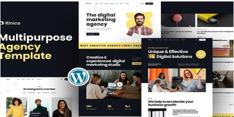 Product Image - Rinico – Multipurpose Agency WordPress Theme