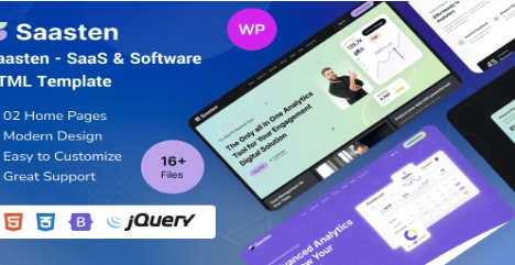 Product Image - Saasten – SaaS & Software Landing WordPress Theme