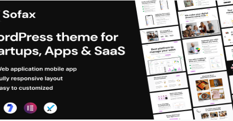 Product Image - Sofax – Software & Startup WordPress Theme Product Image - Sofax – Software & Startup WordPress Theme