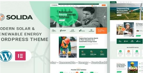 Product Image - Solida – Solar & Renewable Energy WordPress Theme