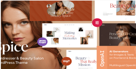 Spice - Beauty & Hair Salon WordPress Theme