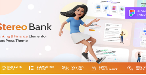 Product Image - Stereo Bank – Business and Finance WordPress Theme