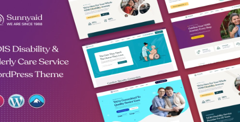 Sunnyaid – NDIS Disability Service WordPress Theme