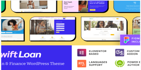 Swift Loan - Payday & Banking Finance Theme