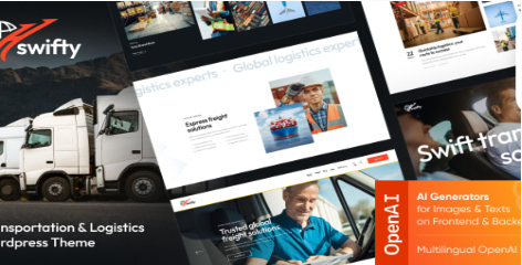 Product Image - Swifty – Transportation & Logistics WordPress Theme