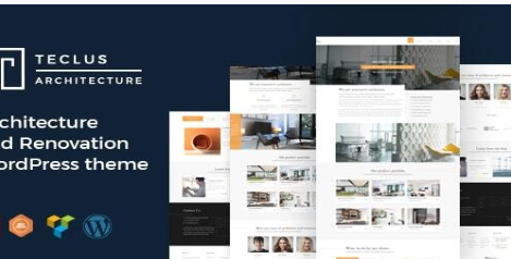 Product Image - Teclus – Architecture & Renovation WordPress Theme