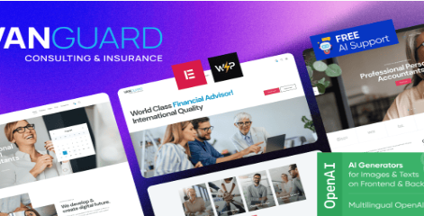 Product Image - Vanguard – Consulting & Insurance WordPress Theme