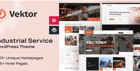 Product Image - Vektor – Industrial Service WordPress Theme
