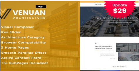 Product Image - Venuan – Architecture Design WordPress Theme
