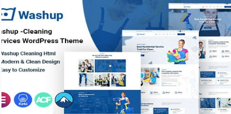 Washup – Cleaning Services WordPress Theme