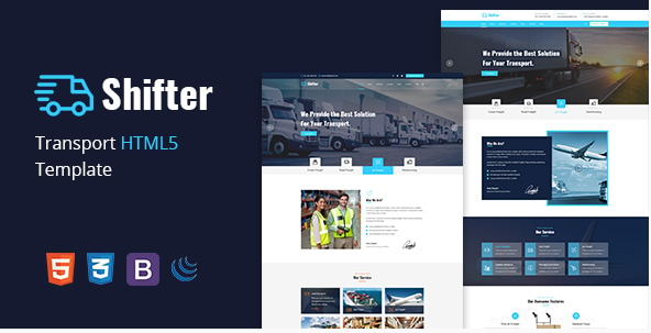 Shifter – Transport & Logistic HTML Template