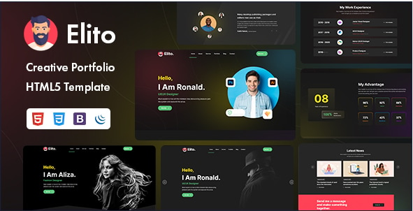 Elito - Creative Portfolio HTML5 Template