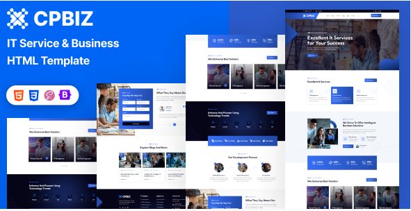 CPBIZ - IT Service & Business HTML Template