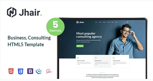 Jhair - Business, Consulting HTML5 Template