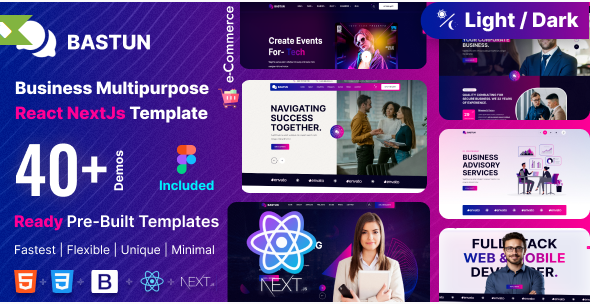 Bastun - React Multipurpose NextJs React Template
