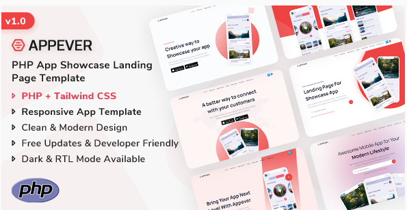 Appever - PHP App Showcase Template