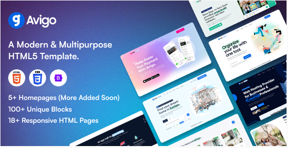 Avigo - Multipurpose Business HTML Template