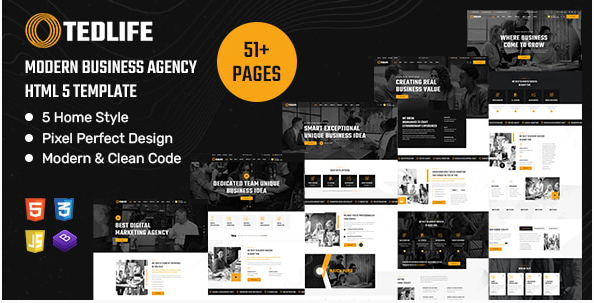 Tedlife - Business Consulting HTML5 Template