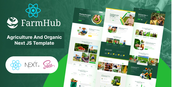 FarmHub - Agriculture Farming Next js Template