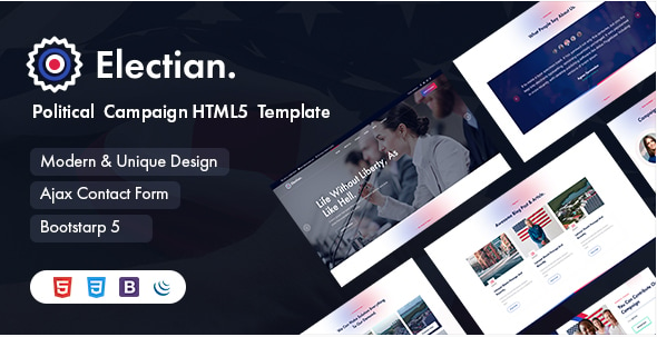 Electian - Political Campaign HTML5 Template