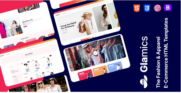 Glamics - The Fashion & Apparel E-Commerce HTML Templates