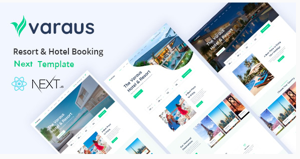 Varaus - Hotel Booking Next Js Template