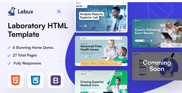 Labux - Laboratory & Science Research HTML5 Template