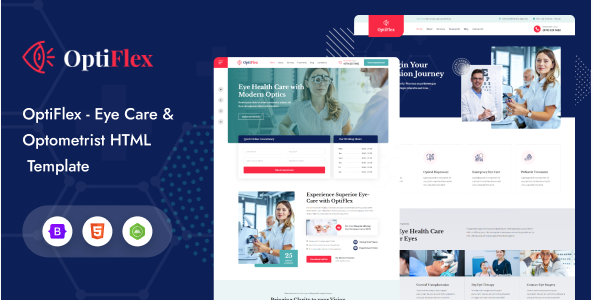 Optiflex - Eye Care HTML Template