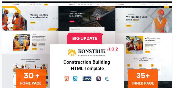 Konstruk - Construction HTML Template