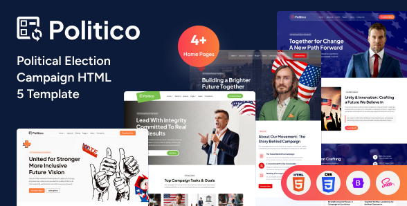 Politico - Political Election Campaign HTML Template