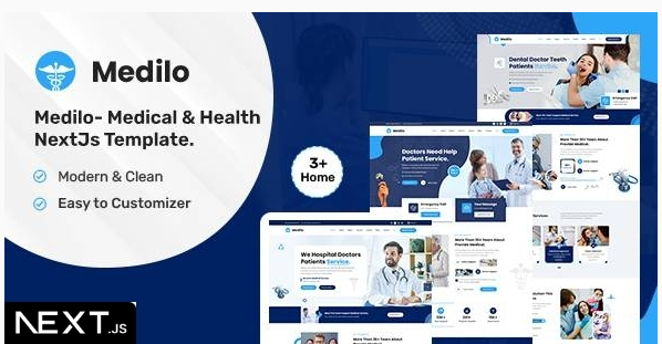 Medilo- Medical, Hospital & Dental NextJs Template