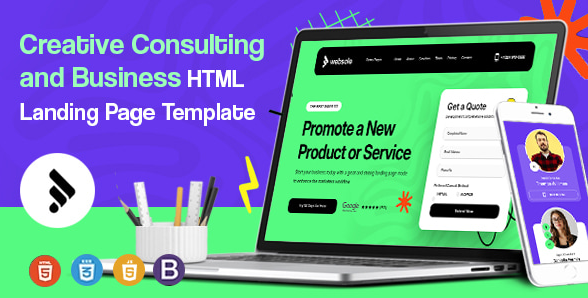 Websole - Creative and Business Consulting HTML Landing Page Template