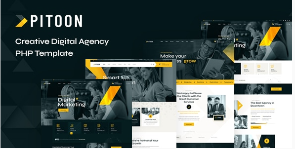 Pitoon – PHP - Creative Digital Agency Template