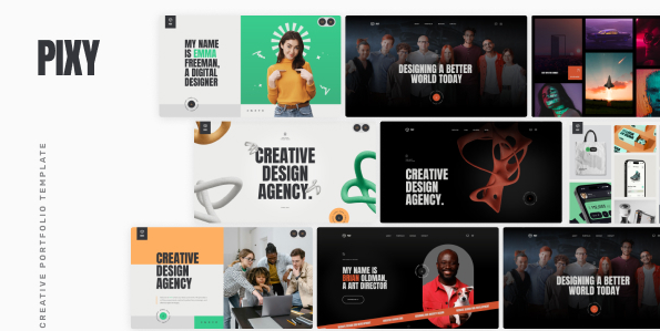 Pixy - Creative portfolio template