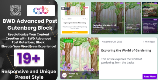 Product Image - Advanced Blog Post Block Plugin For Gutenberg
