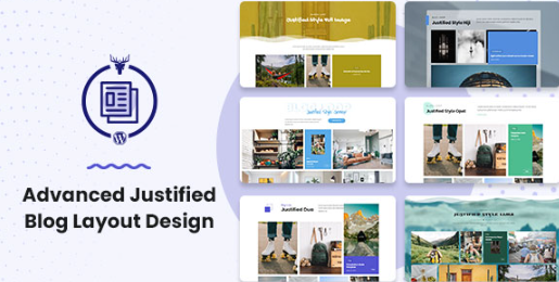 Product Image - Advanced Justified Blog Layout Design