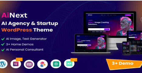 Product Image - AiNext – AI Agency & Startup WordPress Theme