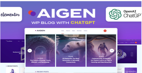 Product Image - Aigen – Chatgpt and AI WordPress Blog Theme Product Image - Aigen – Chatgpt and AI WordPress Blog Theme