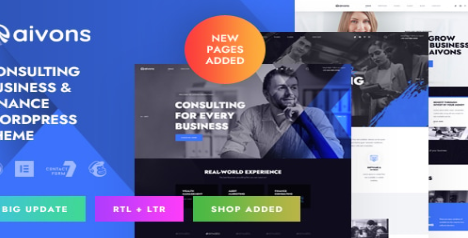 Product Image - Aivons – Business Consulting WordPress Theme