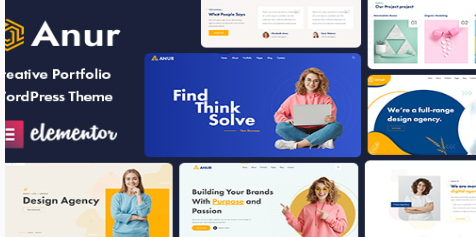 Product Image - Anur – Portfolio WordPress Theme