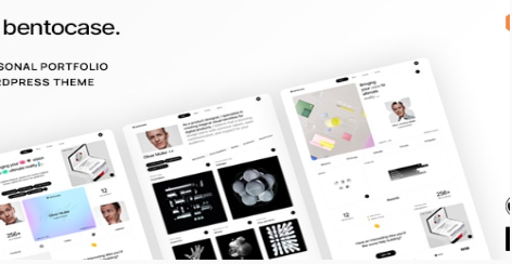 Bentocase - Personal Portfolio WordPress Theme