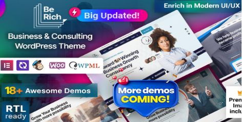 Product Image - Berich – Consulting Corporate WordPress Theme