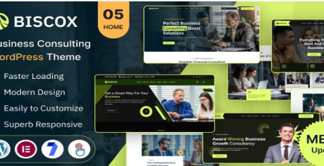 Biscox – Business Consulting WordPress Theme