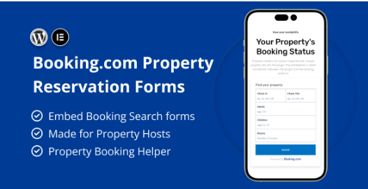 Product Image - Booking.com Property Reservation Forms for Element Product Image - Booking.com Property Reservation Forms for Element