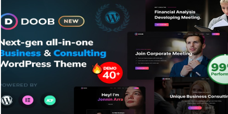 Product Image - Business Consulting WordPress Theme – Doob