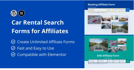 Product Image - Car Rental Search Forms for Affiliates